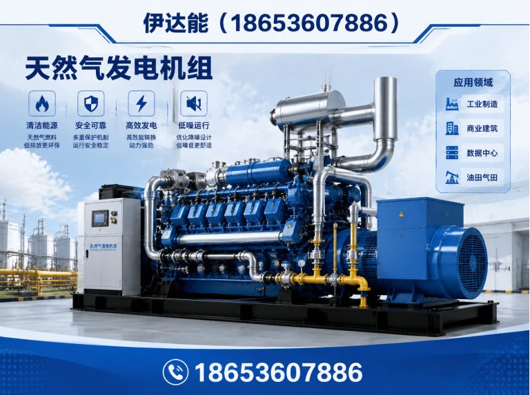 高密市天然气发电机组展示图