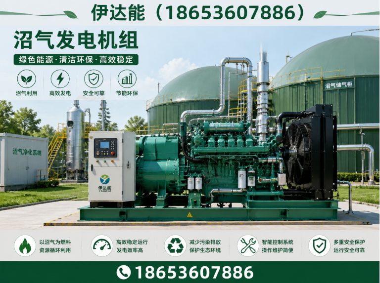 高密市沼气发电机组展示图